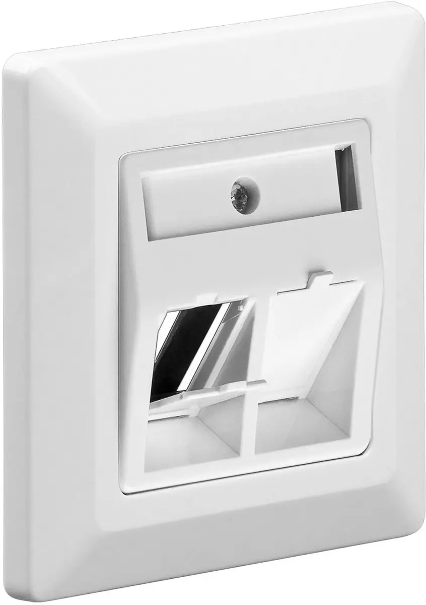 Goobay Keystone Netwerkaansluiting 2x RJ45
