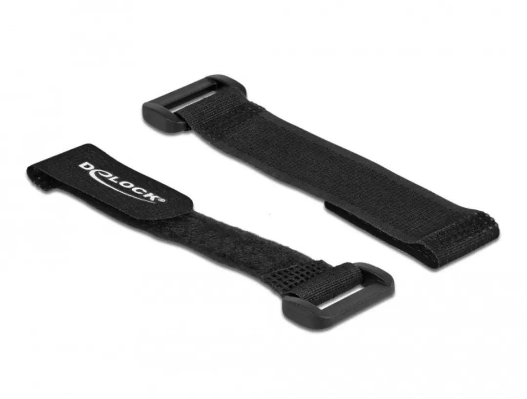 Delock Klittenband Kabelbinders 190x25mm - 5 Stuks - afbeelding 3 van 4