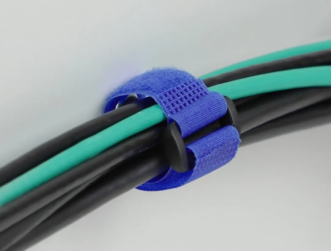 Delock Klittenband Kabelbinders 280x38mm - Blauw - 3 Stuks - afbeelding 4 van 4