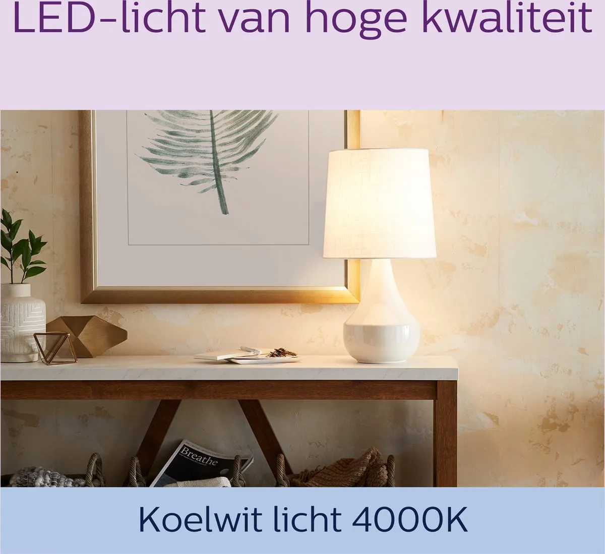 Philips LED Lamp Mat 13W E27 Koelwit - 2 Stuks