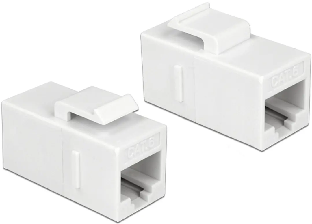 Delock 86379 RJ-45 Female-Female Koppelstuk Haaks