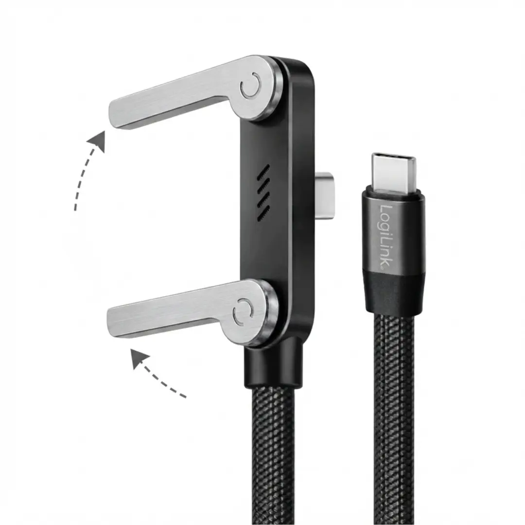 LogiLink CU0450 USB-C Kabel 240W PD 3.1 - 1.5m - Zwart - afbeelding 2 van 6