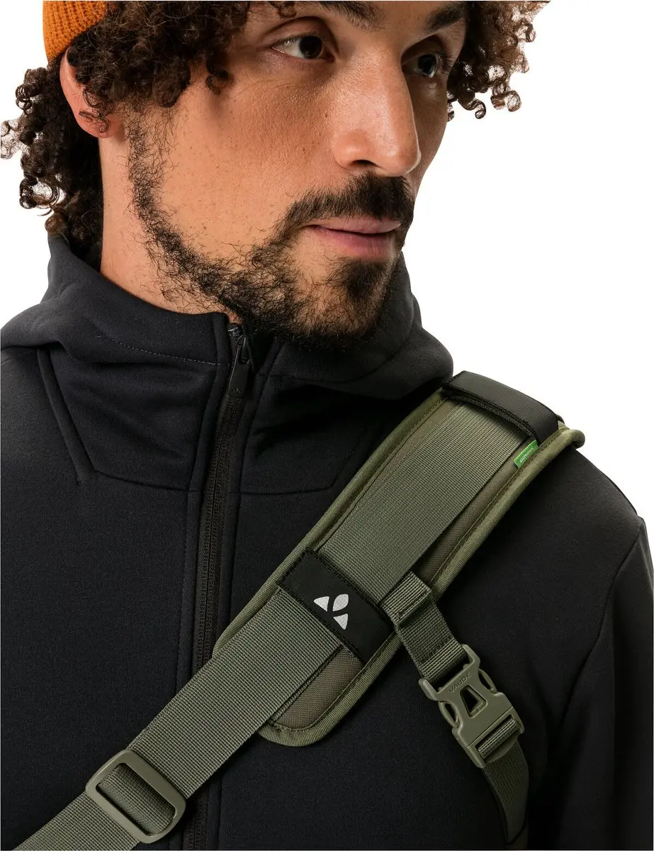 Vaude Mineo Messenger 22 - 15 inch - Khaki - afbeelding 3 van 6