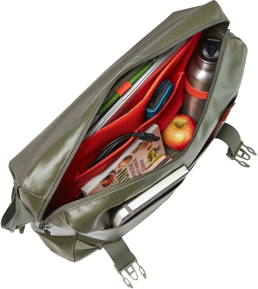 Vaude Mineo Messenger 22 - 15 inch - Khaki - afbeelding 2 van 6