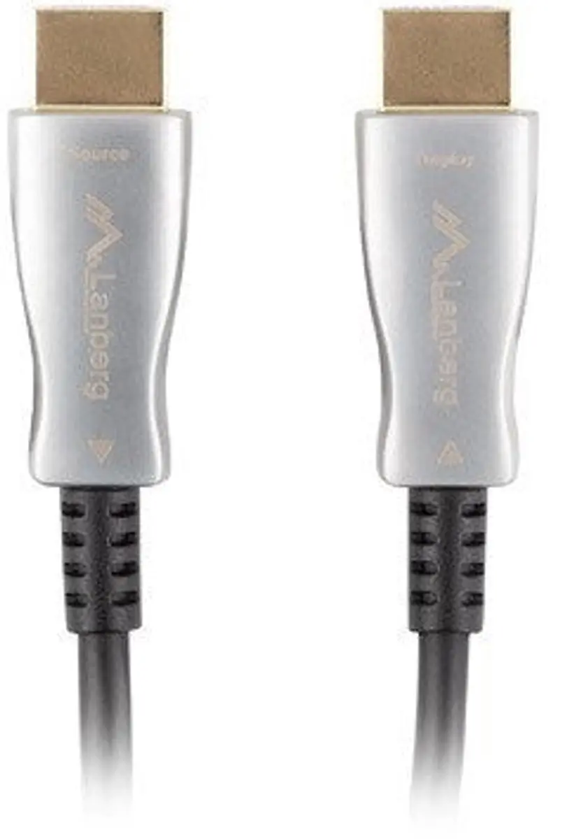 Lanberg HDMI-kabel 80m - Zwart - afbeelding 3 van 4