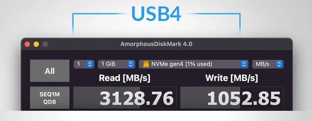 Lanberg USB4 Kabel CA-CMCM-45CU-0015-BK 40Gbps 240W - 1.5m - afbeelding 3 van 5