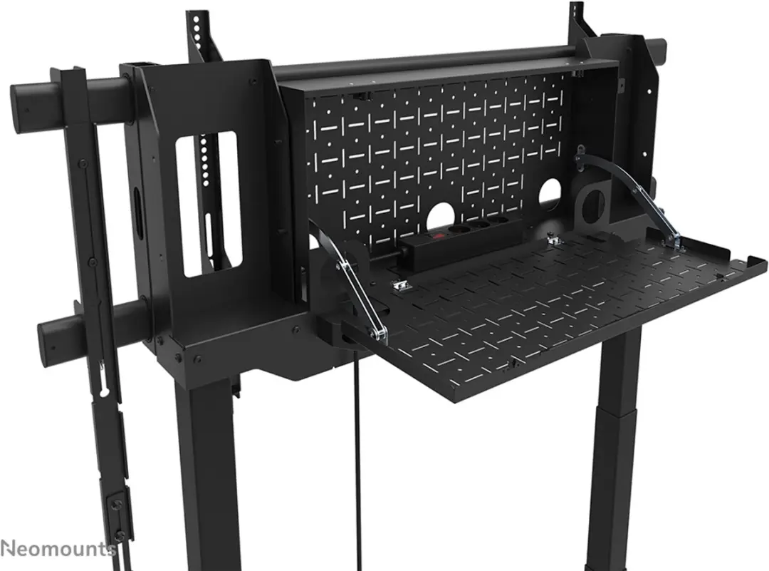 Neomounts FL55-975BL1 TV Trolley - Gemotoriseerd 75-115" - 160 kg - Zwart - afbeelding 3 van 6