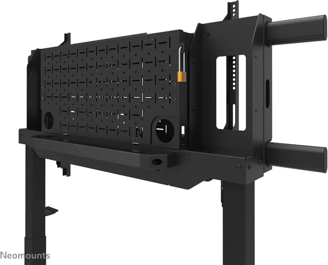 Neomounts FL55-975BL1 TV Trolley - Gemotoriseerd 75-115" - 160 kg - Zwart - afbeelding 5 van 6
