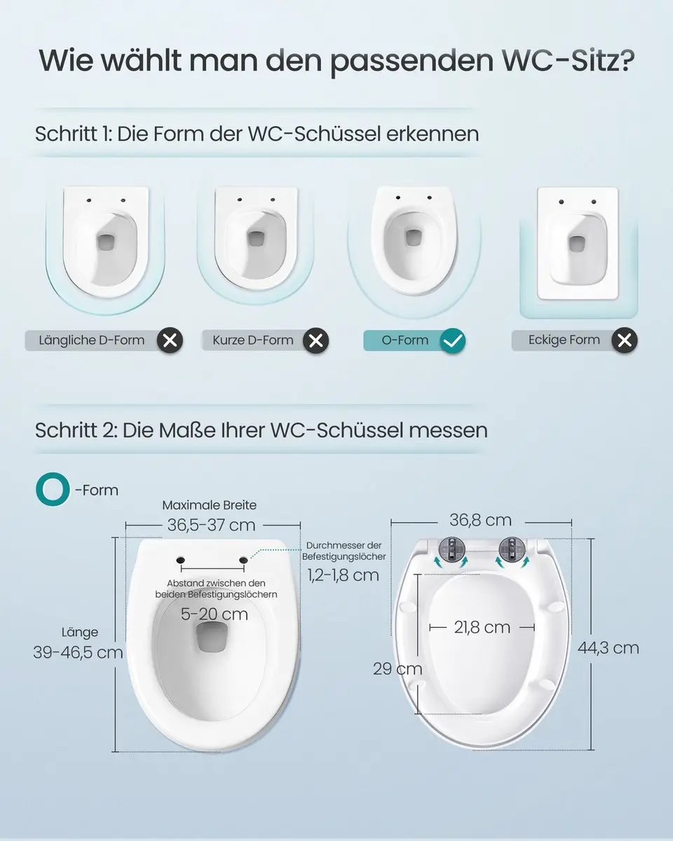 Songmics BTL001WZ01 Toiletbril - Softclose - Wit - afbeelding 6 van 6
