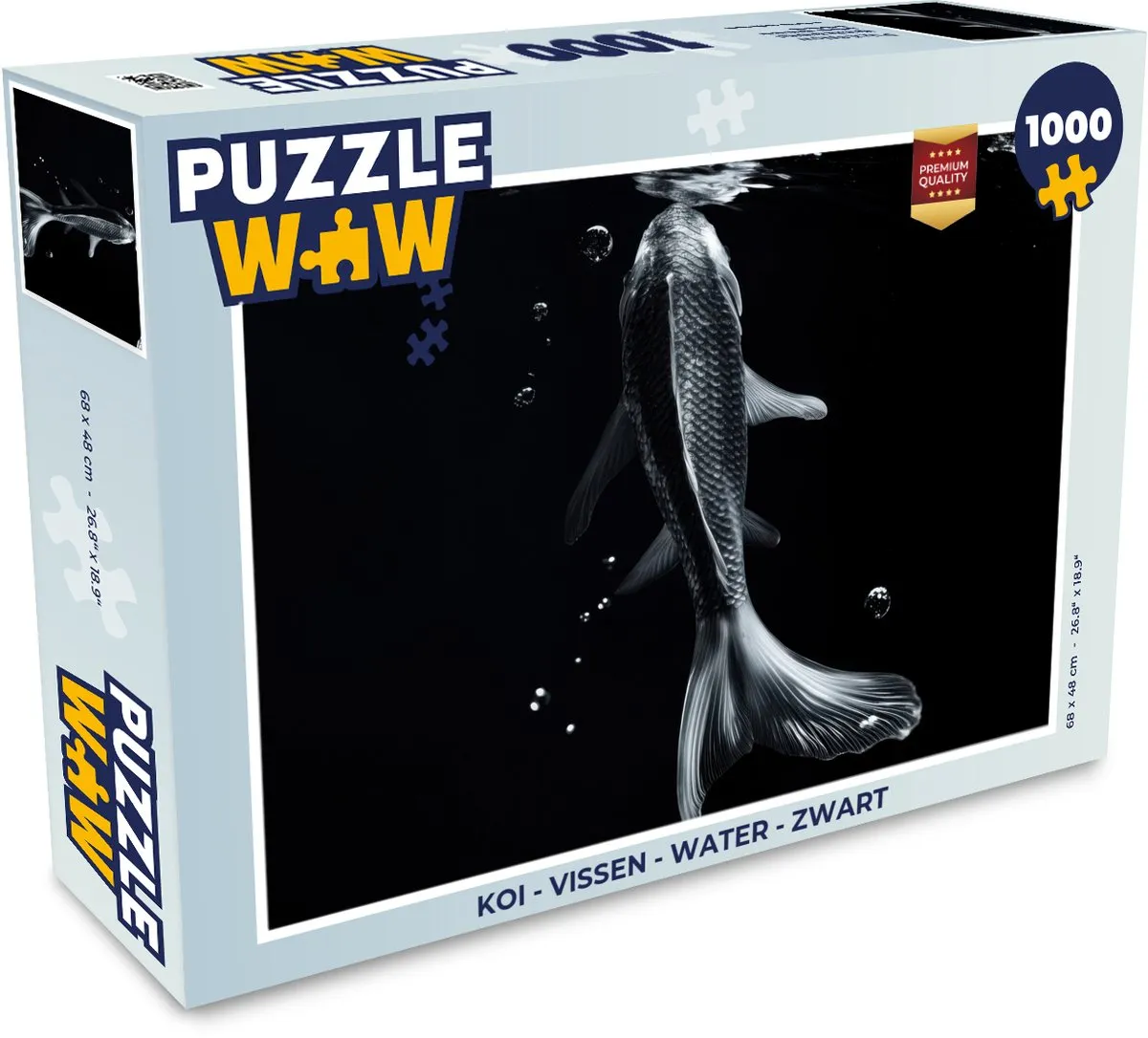PuzzleWow Koi Legpuzzel 1000 Stuks