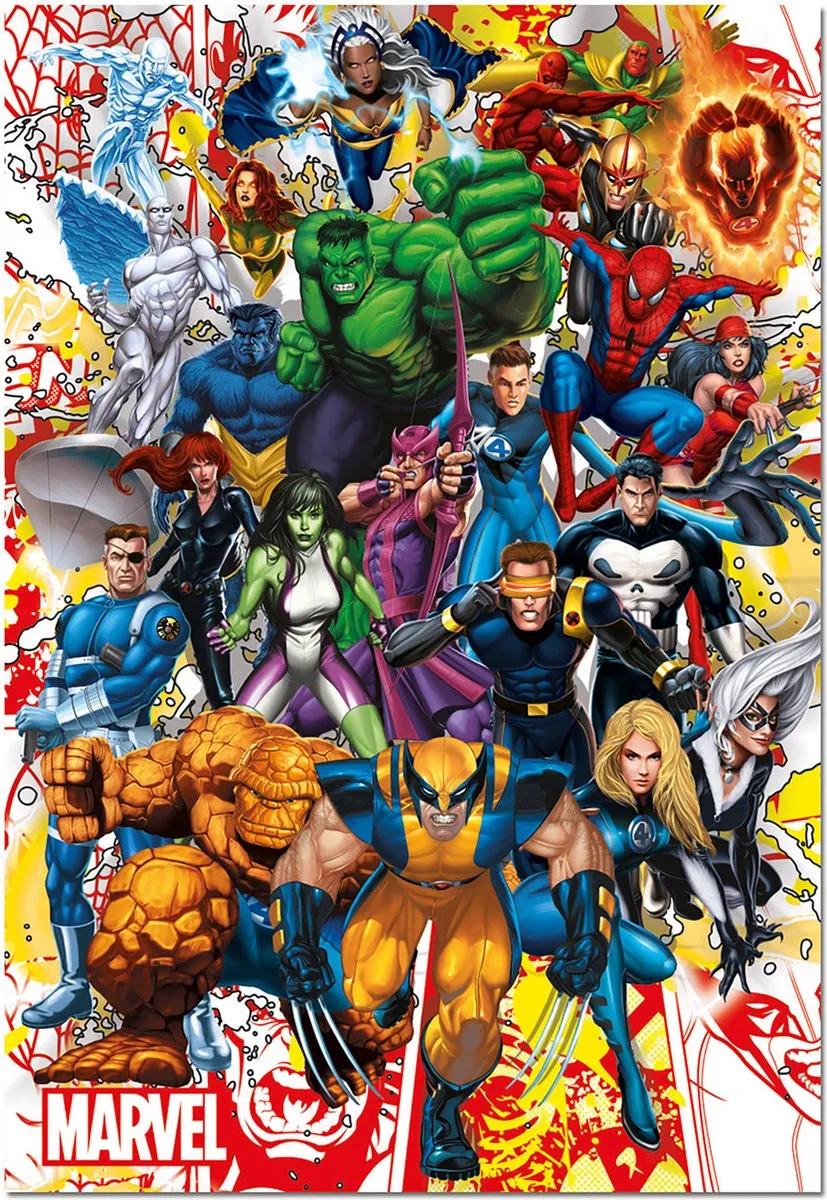 Marvel Superhelden Puzzel - 500 Stuks ED15560