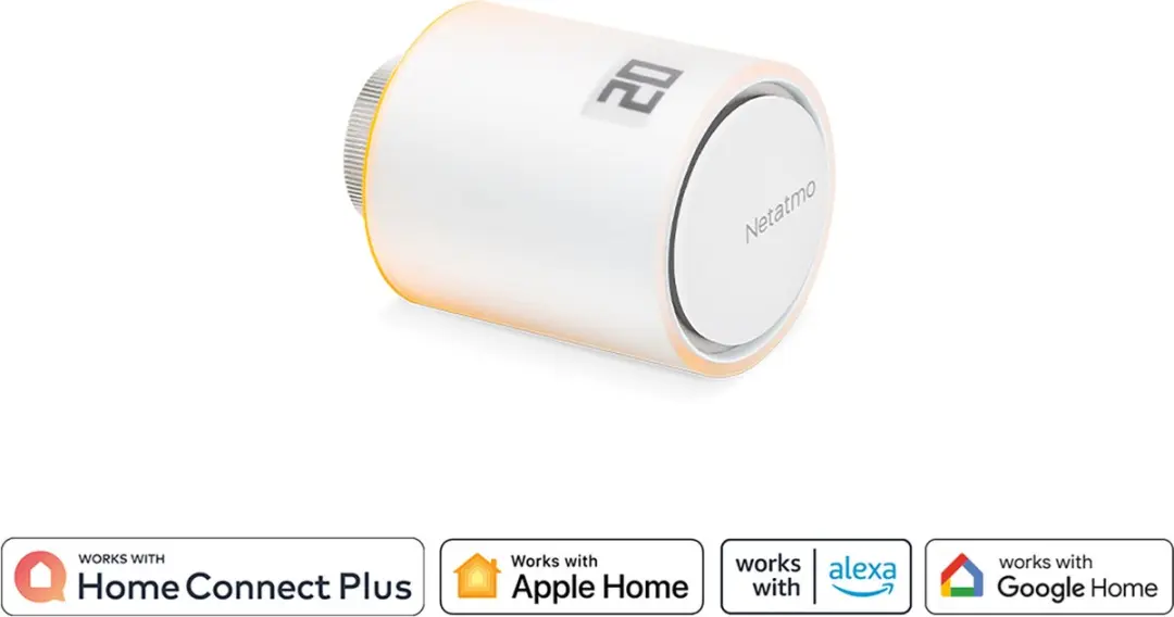 Netatmo NBU-NAV-EU Radiatorknoppen - 3 Stuks - Wit - afbeelding 2 van 6