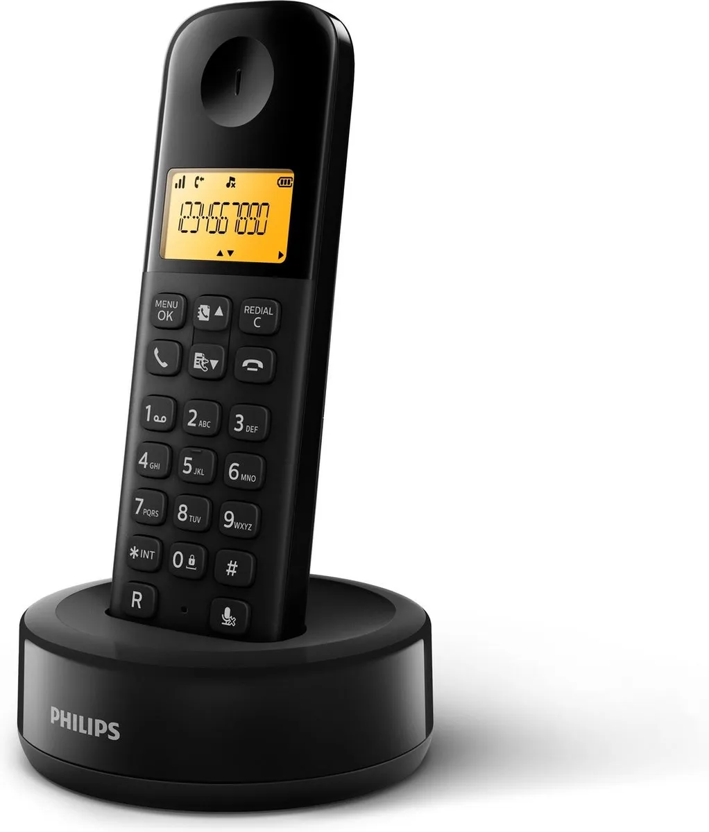 Philips D1601B/01 Draadloze DECT-telefoon