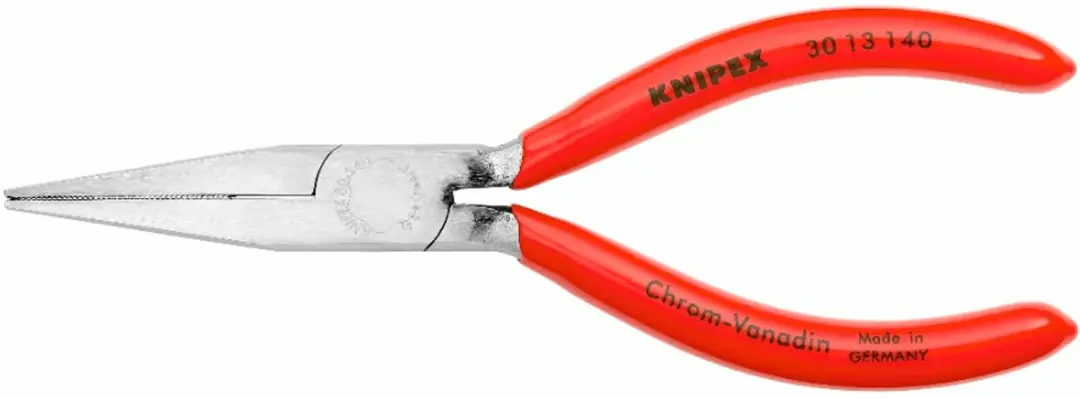 Knipex 30 13 140 Langbektang Verchroomd Platte Bek 140mm