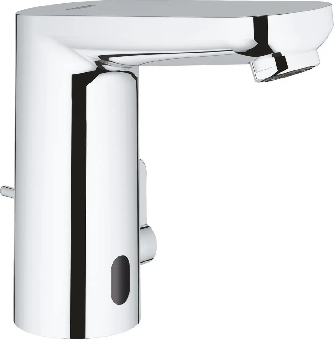 Grohe Eurosmart Cosmopolitan E Waterbesparende Elektronische Wastafelkraan - met infrarood - met menging - met trekwaste - met batterij 6V - chroom