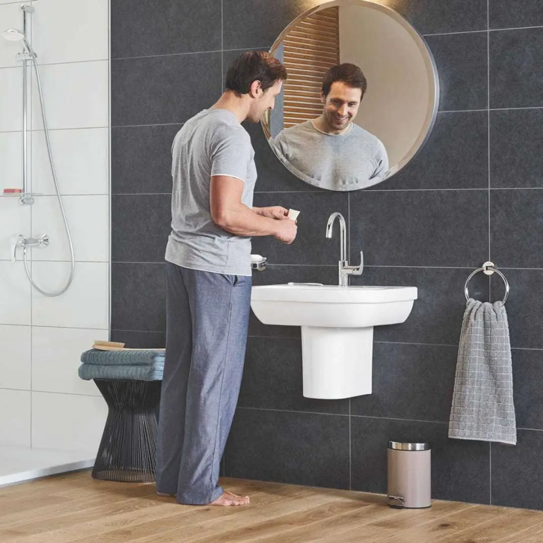 Grohe Euro Keramische Wastafel 55x45cm Wit - afbeelding 2 van 6