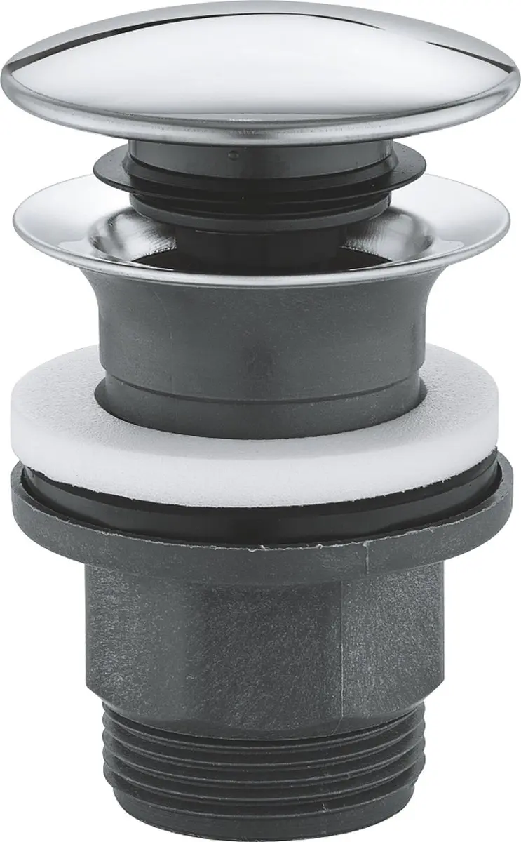 GROHE Waste set met push open plug