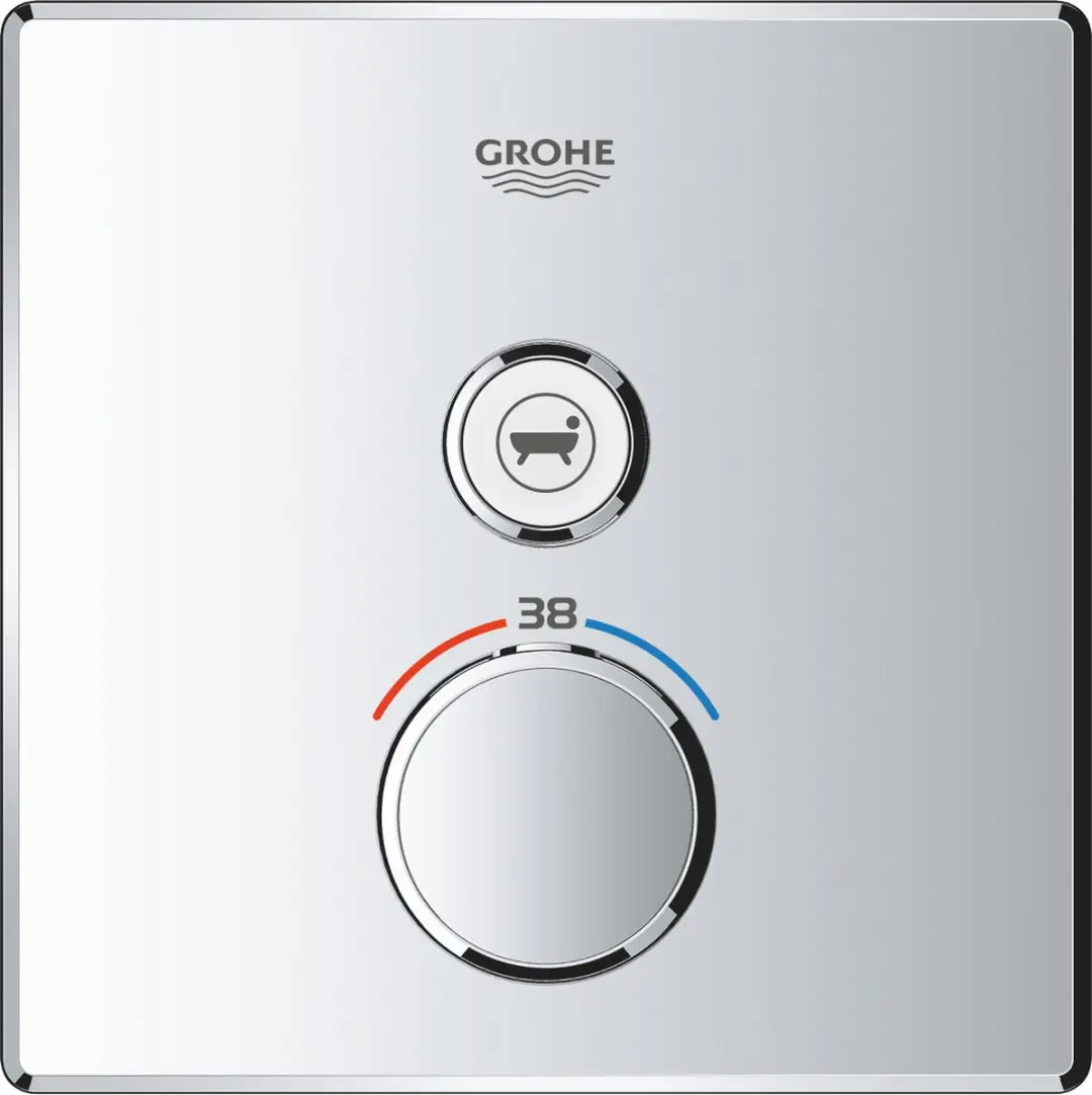 GROHE Grohtherm SmartControl Thermostate Douchekraan 29123000 - Chroom - afbeelding 3 van 6