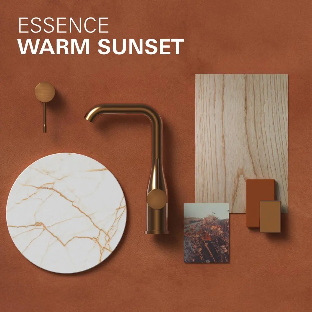 GROHE Essence New Badkraan 15cm - Warm Sunset Geborsteld - afbeelding 5 van 6
