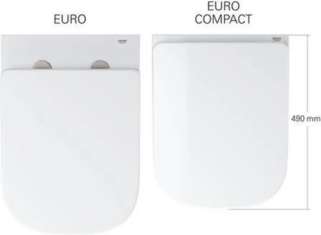Grohe Euro keramiek zitting met deksel softclose wit