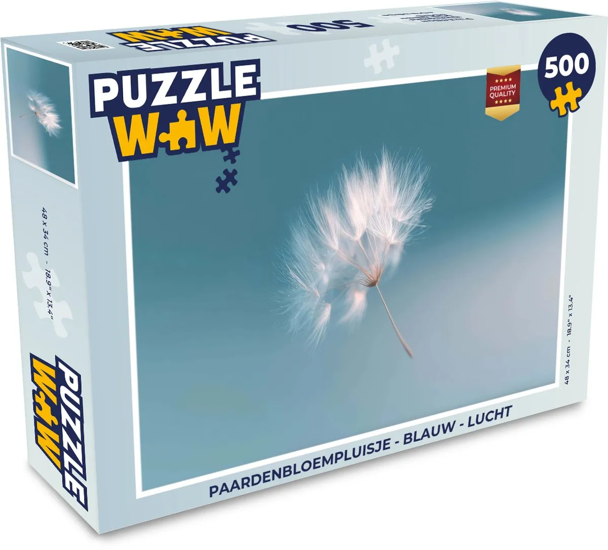 PuzzleWow Paardenbloempluisje Puzzel 500 Stuks