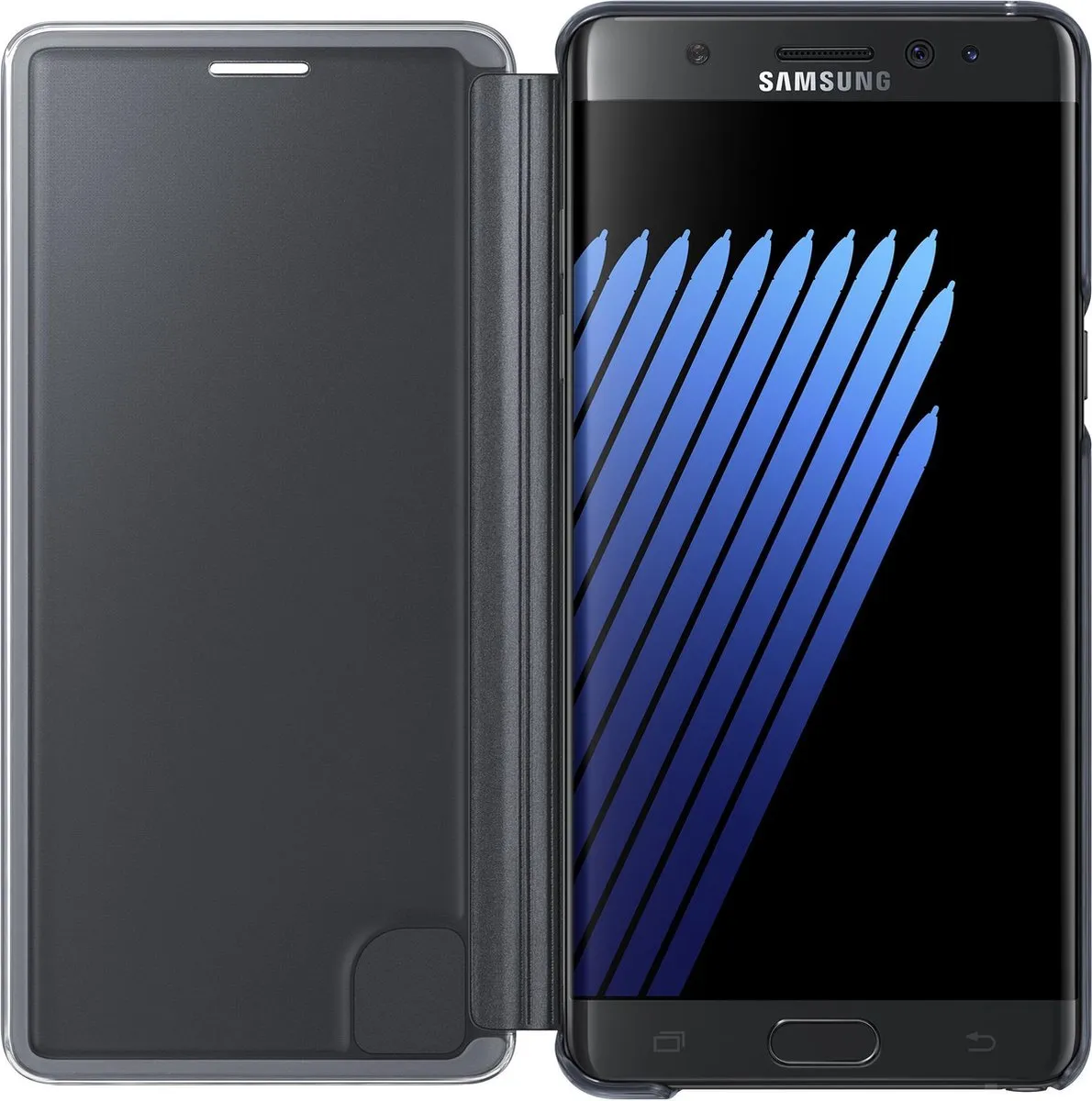 Samsung Clear View Cover EF-ZN930CBEGWW - Galaxy Note7 - Zwart