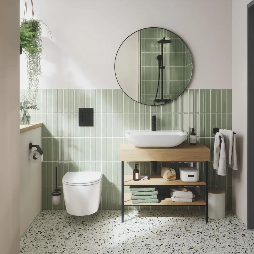 Grohe Start M-size Wastafelkraan Mat Zwart - 5.7L/min - afbeelding 6 van 6