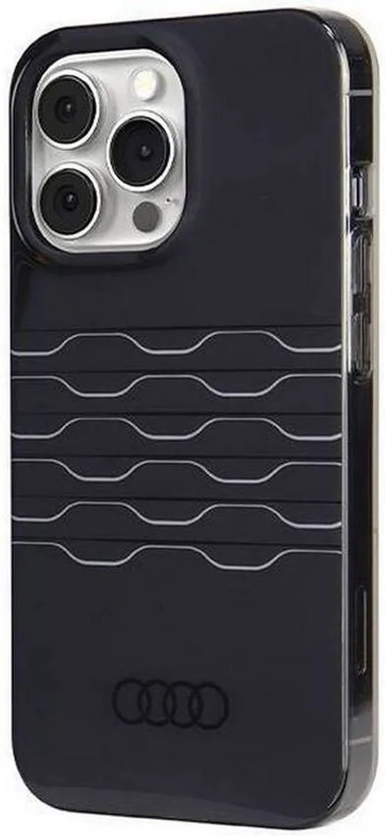 Audi IML Grille Pattern Back Case MagSafe - iPhone 13 Pro - Zwart - afbeelding 6 van 6
