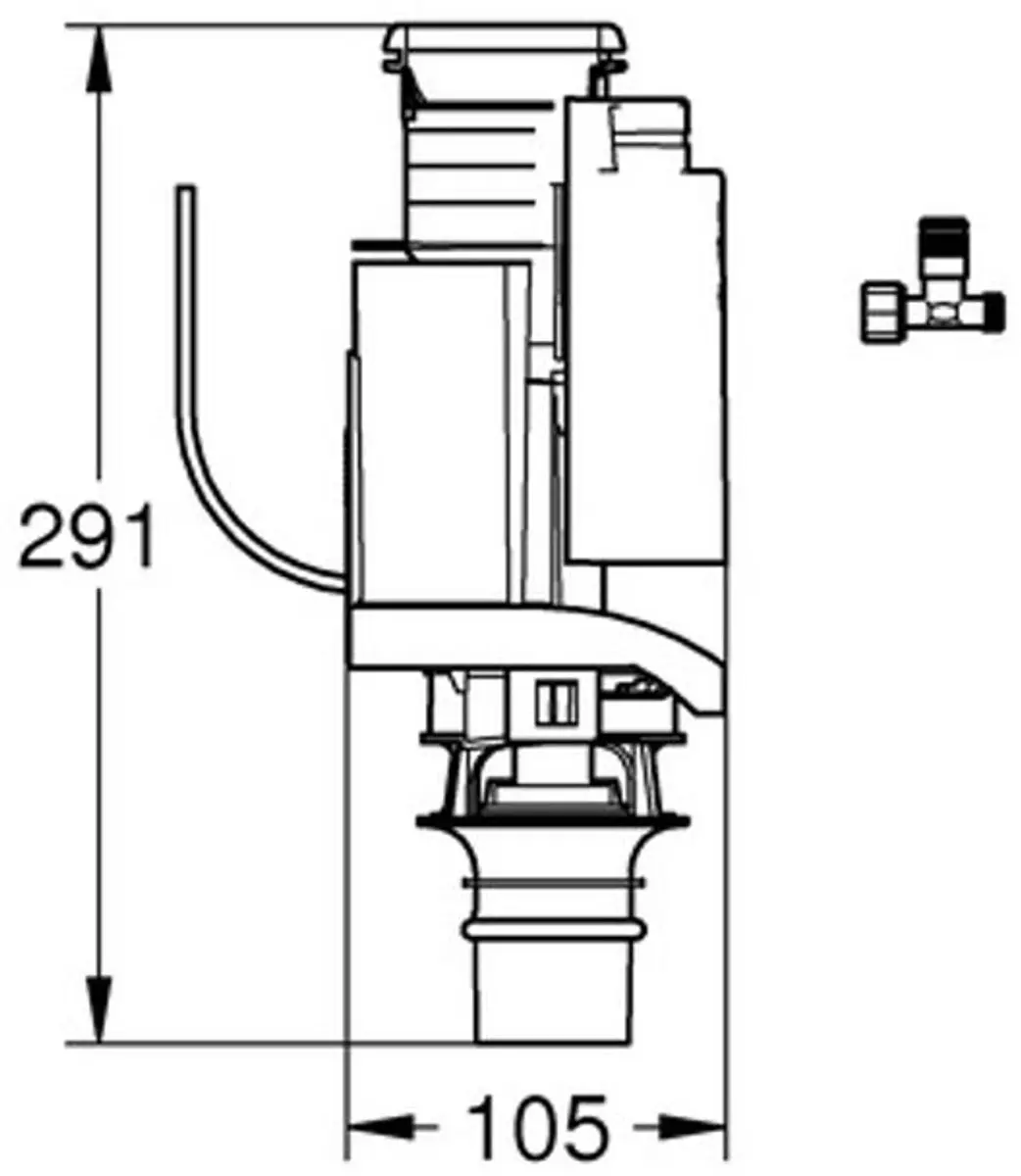 GROHE Rapid SL Inbouwelement 38735000 - afbeelding 6 van 6
