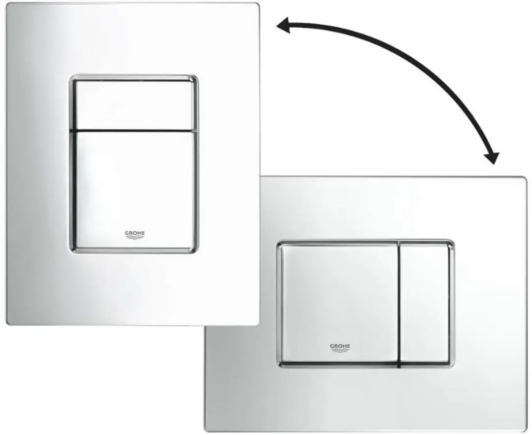 GROHE QuickFix Even Bedieningsplaat Chroom - afbeelding 3 van 6