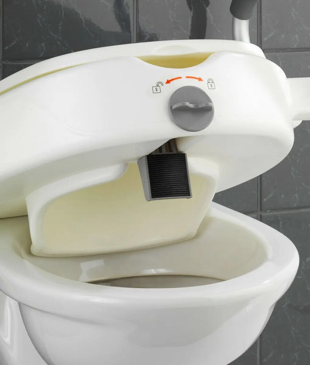 Wenko Secura WC-verhoger met deksel - Wit - afbeelding 2 van 6