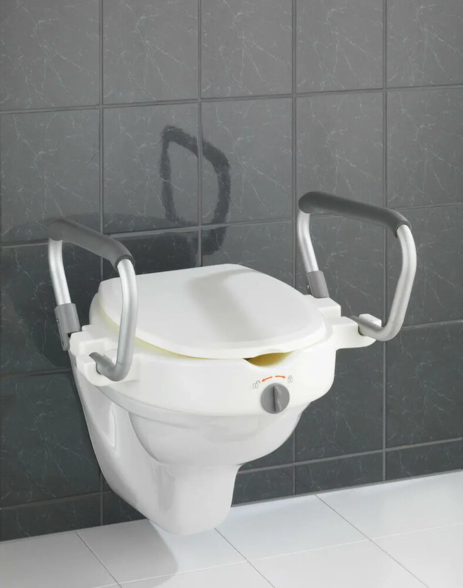 Wenko Secura WC-verhoger met deksel - Wit - afbeelding 5 van 6