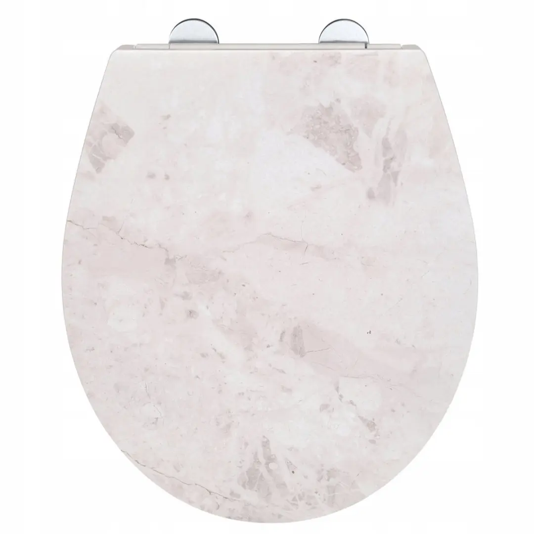 Wenko WC-bril Marmerstructuur Beige