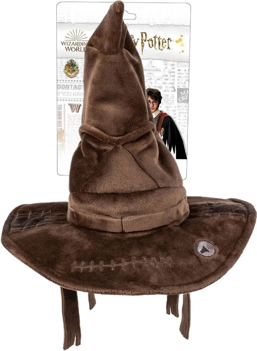 Harry Potter Sorteerhoed Pluche Knuffel - Bruin