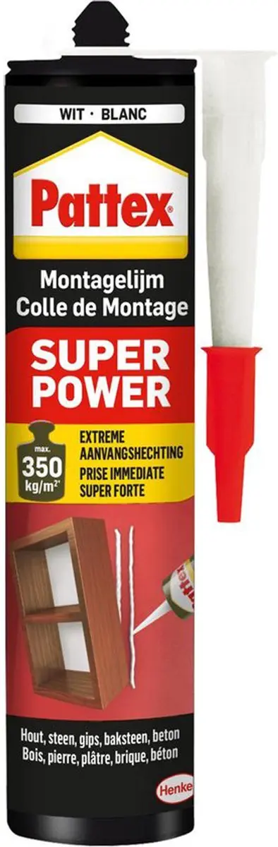 Pattex Super Power Montagelijm 460g