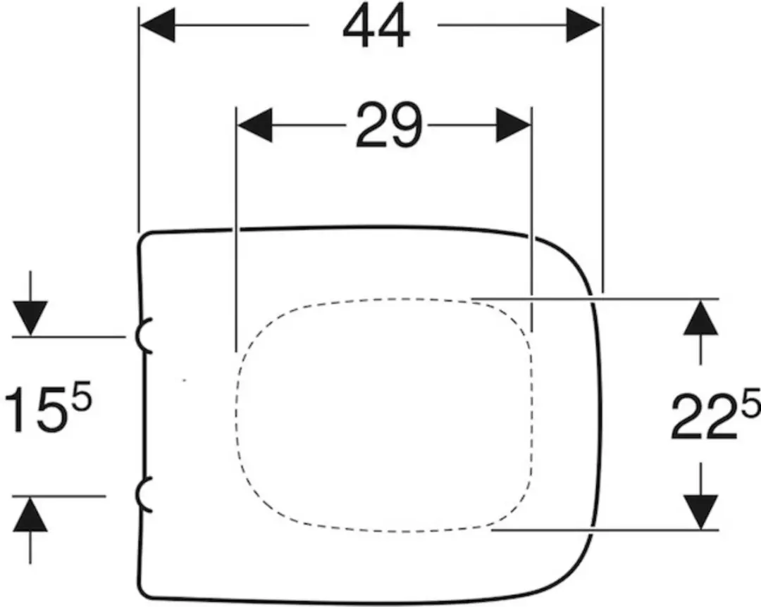 Geberit Renova Plan Closetzitting - Softclose Wit - afbeelding 6 van 6