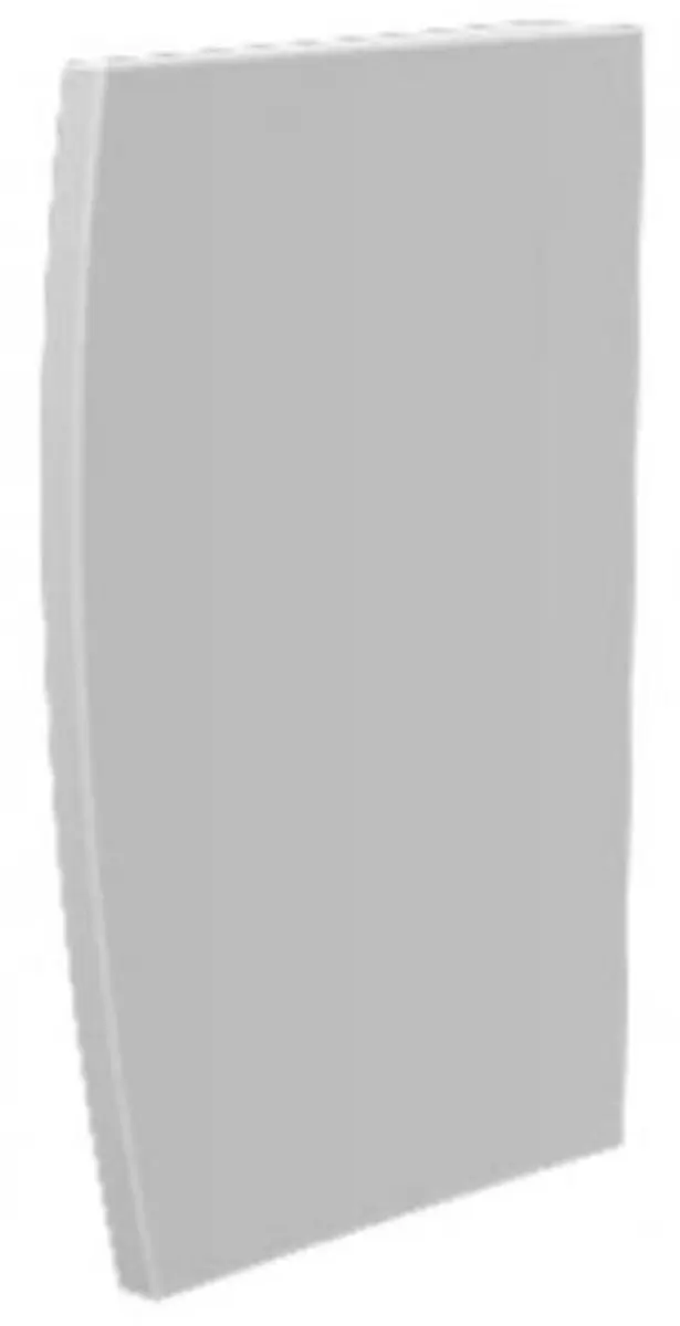 Geberit 300 Basic Scheidingswand Urinoir 10x40x70cm Wit