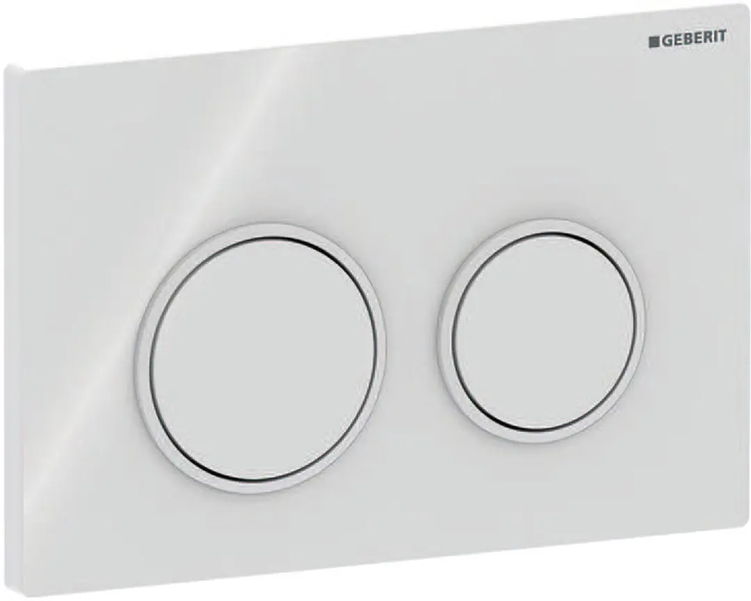 Geberit Omega 20 Bedieningspaneel Wit