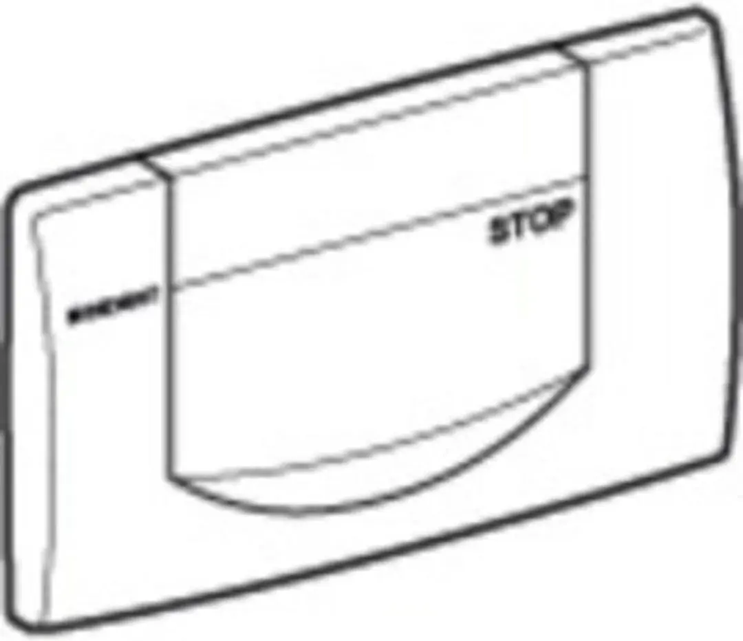 Geberit 200F Bedieningspaneel - Wit - afbeelding 6 van 6