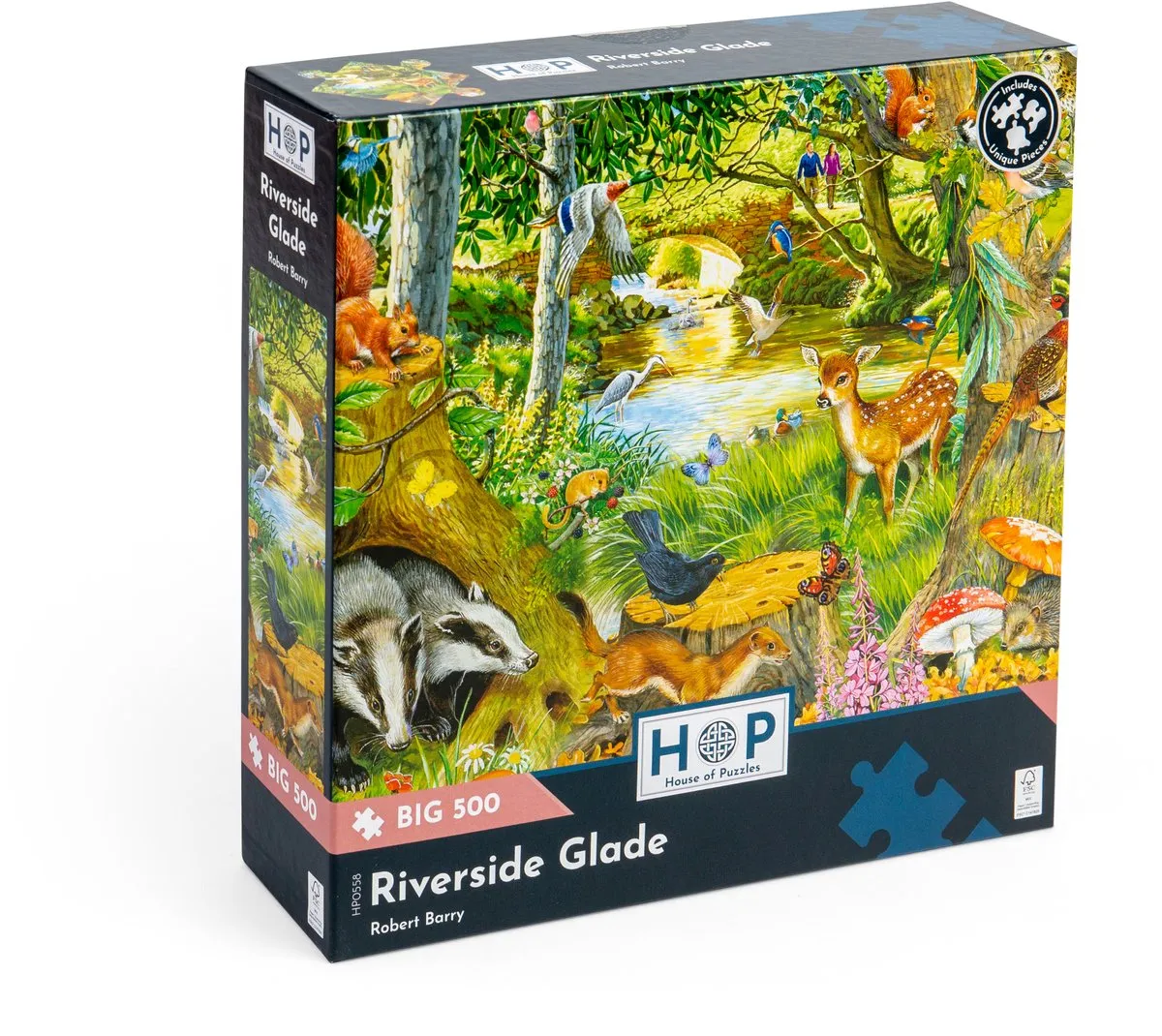 House Of Puzzles Riverside Glade Legpuzzel 500 XL Stuks - Multicolor