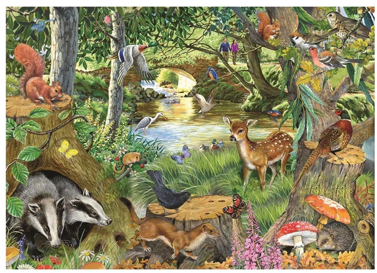House Of Puzzles Riverside Glade Legpuzzel 500 XL Stuks - Multicolor