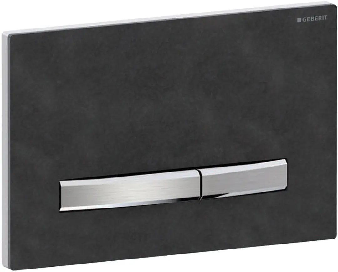 GEBERIT Sigma50 bedieningsplaat Mustang leisteen - chroom