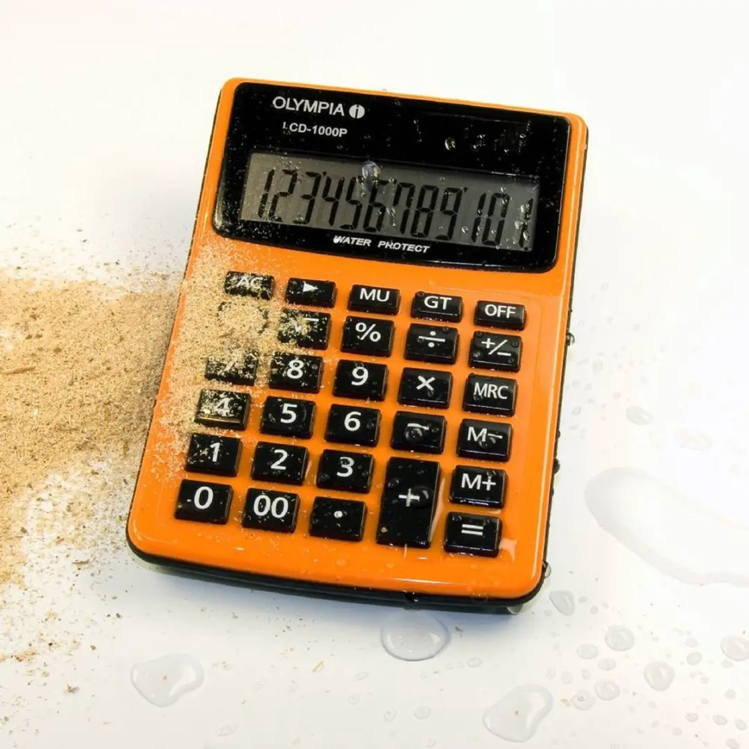 Olympia LCD 1000P Bureaurekenmachine - Oranje - afbeelding 4 van 6