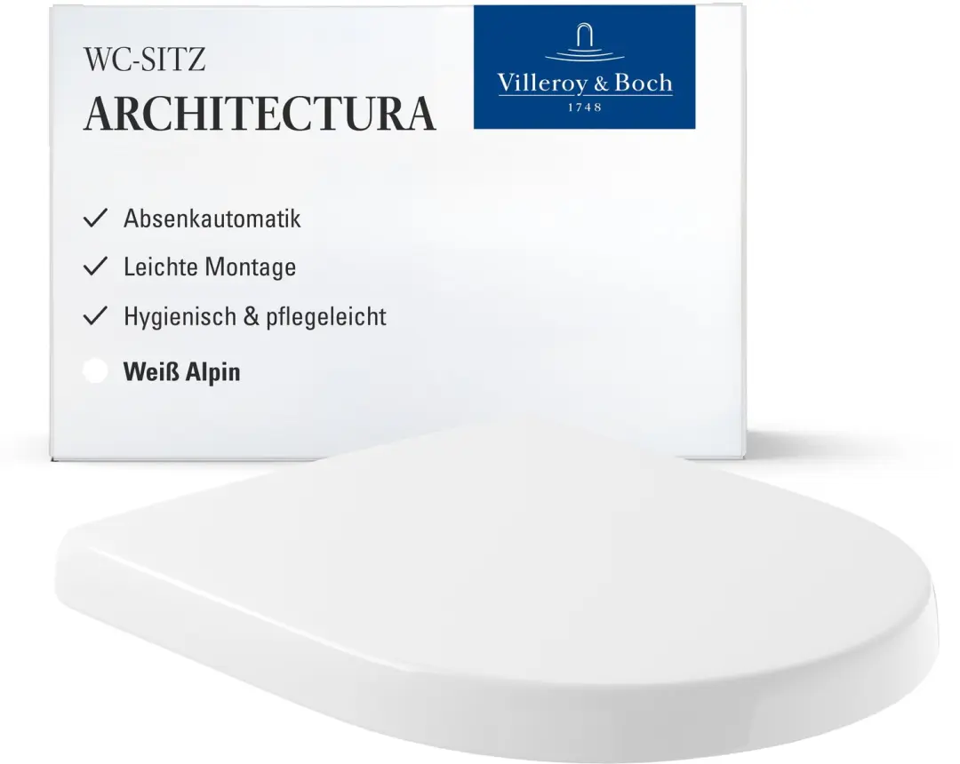 Villeroy & Boch Architectura Toiletbril Softclose Wit