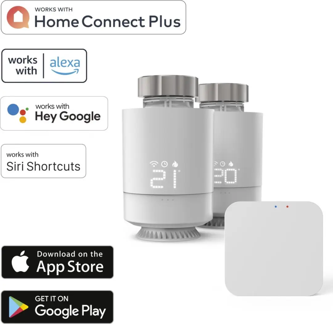 Hama 00176593 Verwarmingsregeling Wifi 2x Slimme Radiatorthermostaat - afbeelding 5 van 6