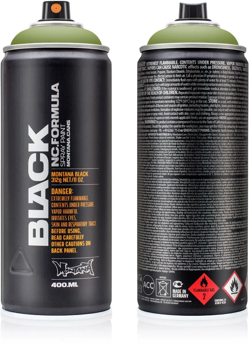 Montana BLACK 6720 Lost Island spuitbus 400ml