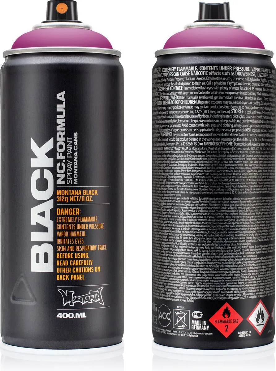 Montana BLACK 3155 Purple Rain Spuitbus 400ml