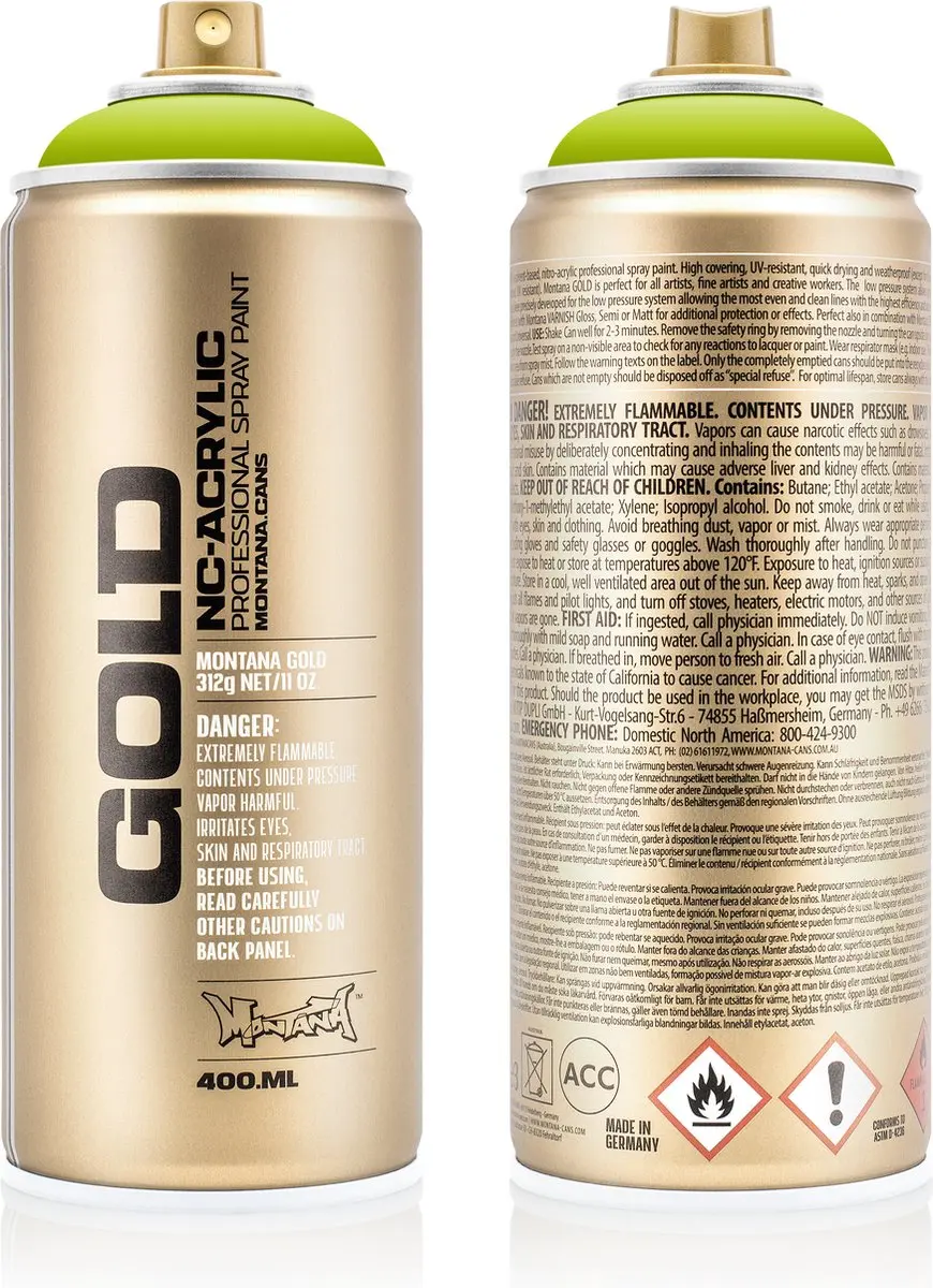 Montana GOLD CL6330 Poison Dark spuitbus 400ml