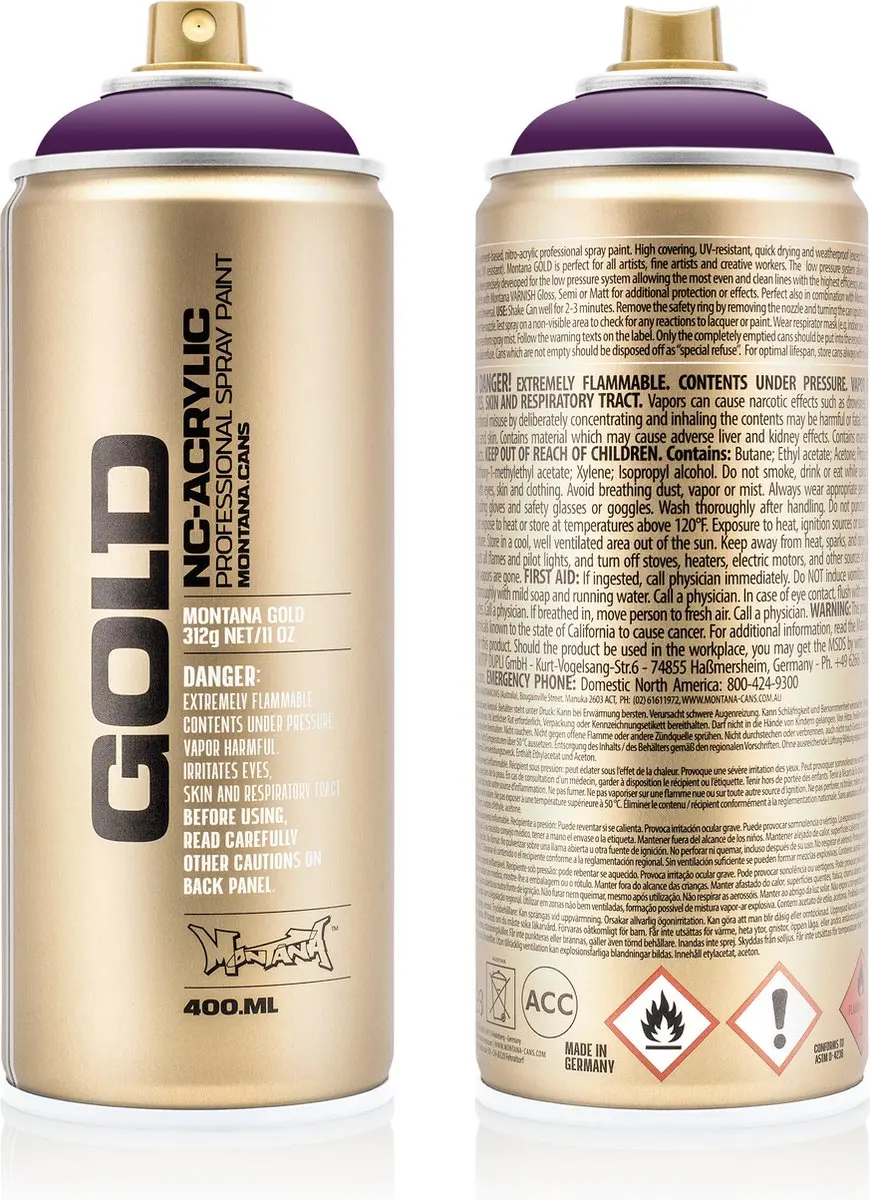 Montana GOLD G4240 Lakers spuitbus 400ml