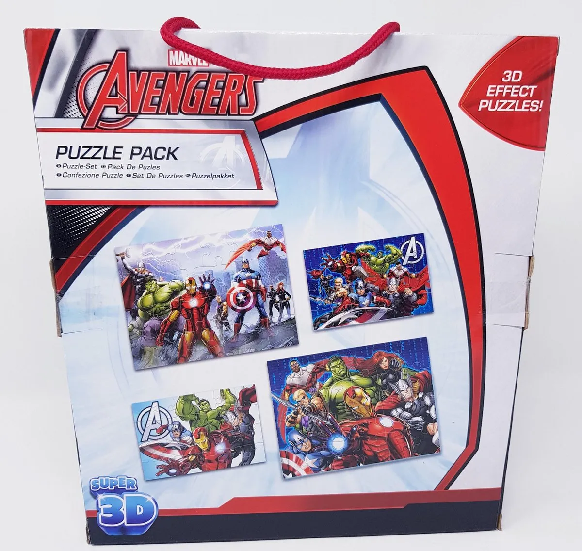 Marvel Avengers 3D Puzzel - 4x24 Stuks - Multicolor